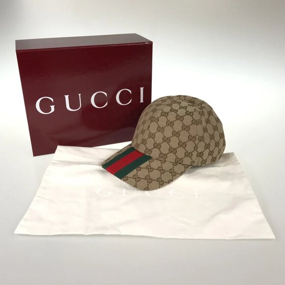 GUCCI GG Canvas Unisex Cap - Picture 1 of 13